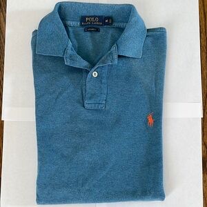 Polo by Ralph Lauren Blue Polo Shirt with Signature Logo